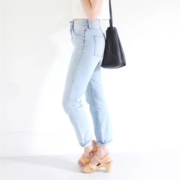 Madewell Perfect Summer Jeans Lightwash Size 25 - Picture 4 of 17